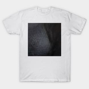 Minimal Black on Black Lines T-Shirt